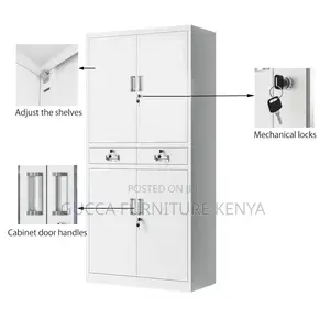 4-Door's Steel Office Filling Cabinet With Drawers