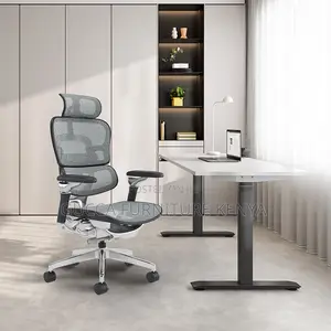 White Executive Full Mesh Orthopedic Office Seat
