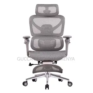 White Executive Full Mesh Orthopedic Office Seat