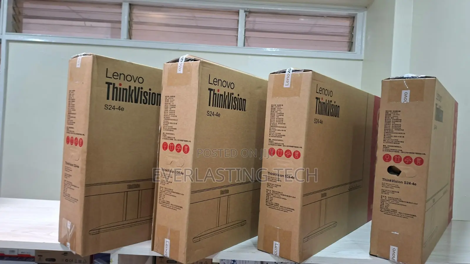 Lenovo Thinkvision S24-4e 23.8" FHD Ips Display, Anti-Glare Monitor