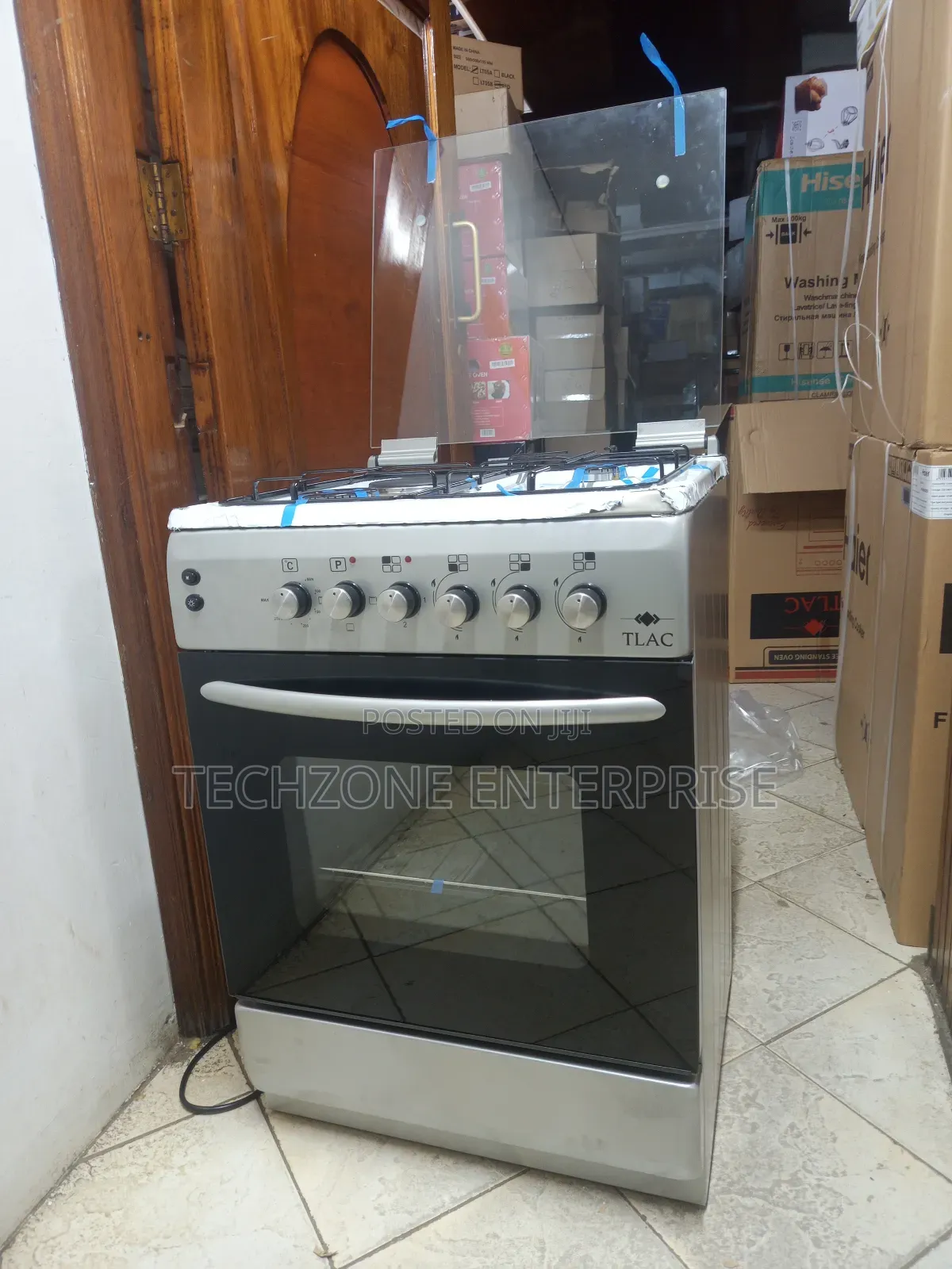 Made in Turkey Tlac 3+1 Standing Cooker With Gas Sensor Electric 