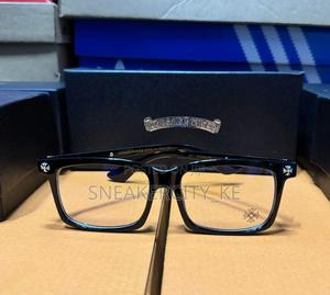 Black Gold/Silver Chrome Hearts Spectacles - main view