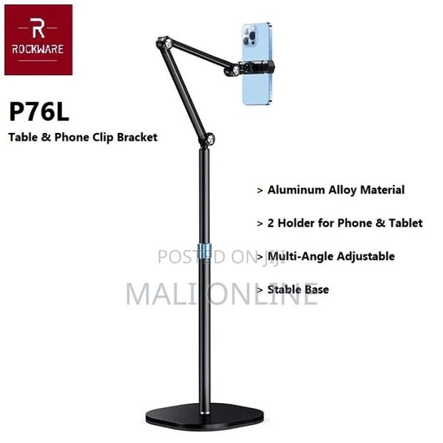 Adjustable Phone Tablet Stand Holder Bracket Telescopic 98cm - main view