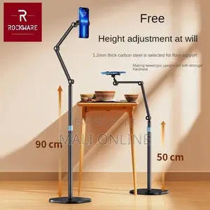 Adjustable Phone Tablet Stand Holder Bracket Telescopic 98cm