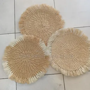 Decorative Sisal Mats . Can Be Used as Placements or Wall Decor