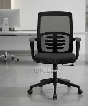 Office Chair : Height Adjustable Mid-Back Mesh Office Chair
