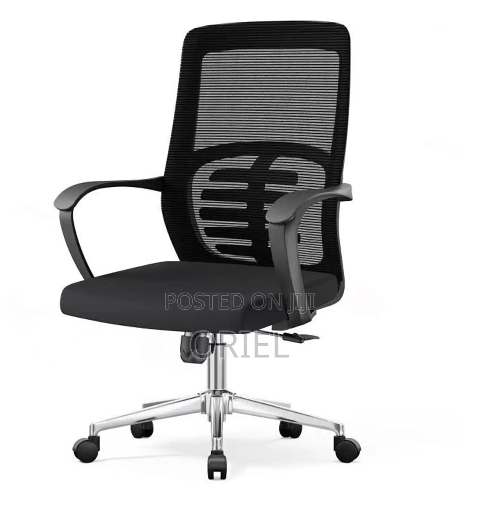 Office Chair : Height Adjustable Mid-Back Mesh Office Chair