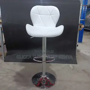 Leather Cushioned Adjustable Counter Barstool