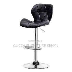 Leather Cushioned Adjustable Counter Barstool