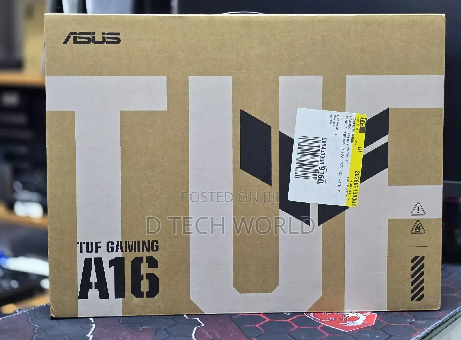 New Laptop Asus TUF Gaming A16 16GB AMD Ryzen 9 SSD 1T