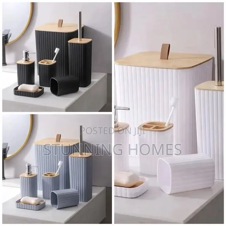 6pc Bathroom Accessories
