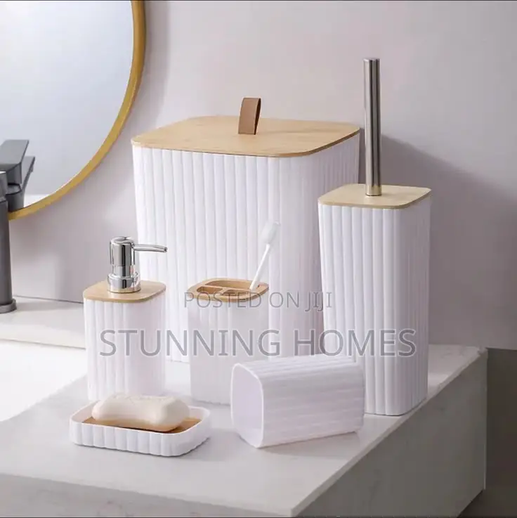 6pc Bathroom Accessories