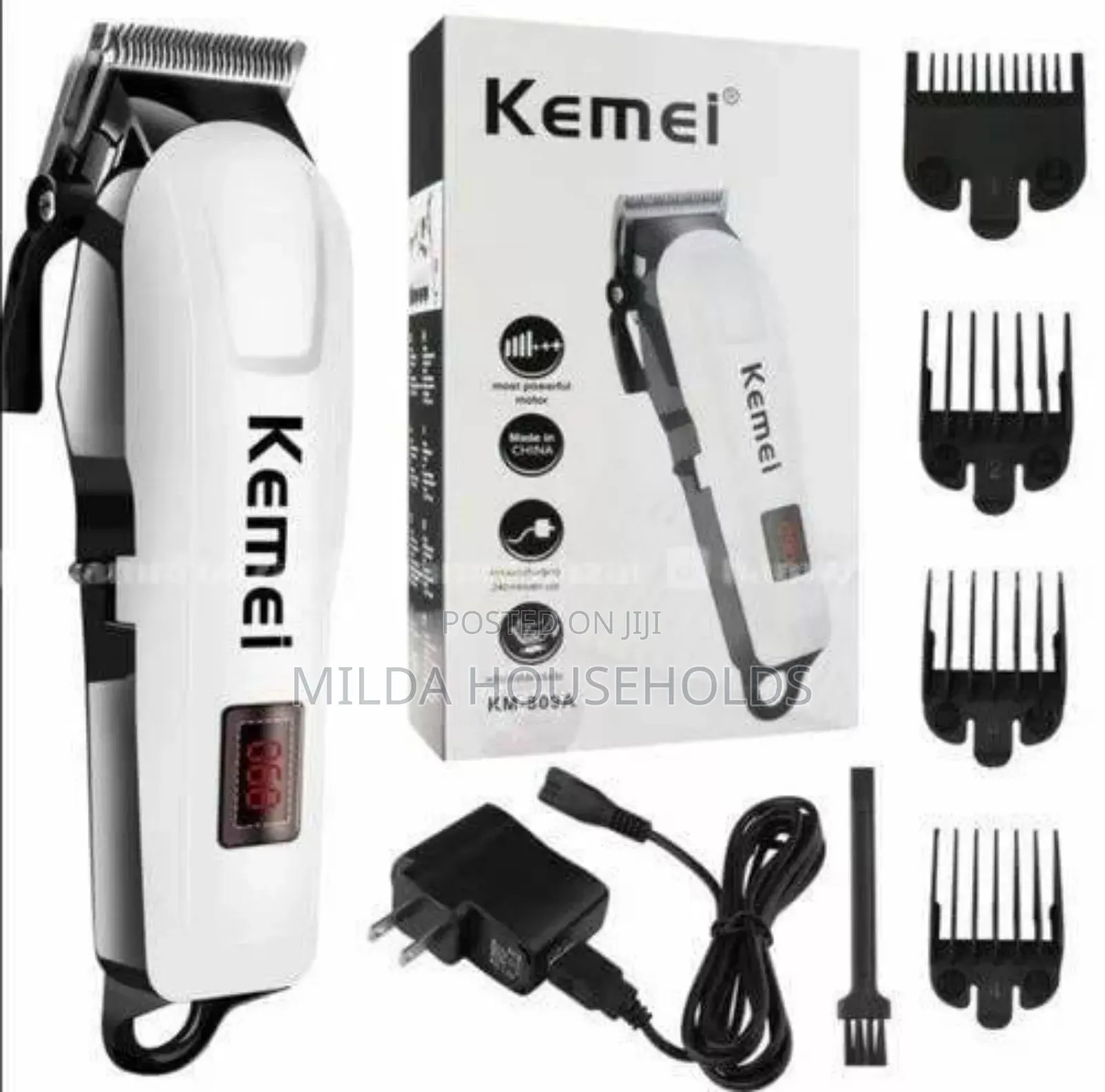 Kemei Cordless Shaving Machine With Display.
