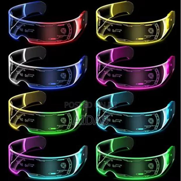 Flashing Led Sci-fi Glasses – Neon Party Light Up Glasses