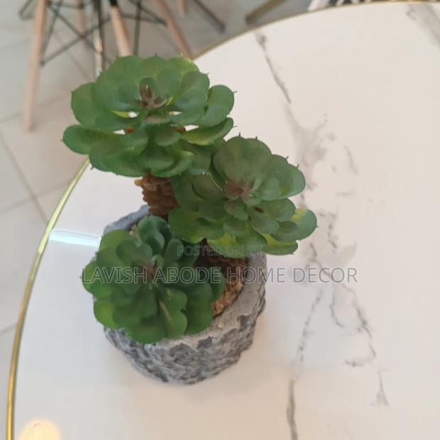 Green Artificial Succulent .