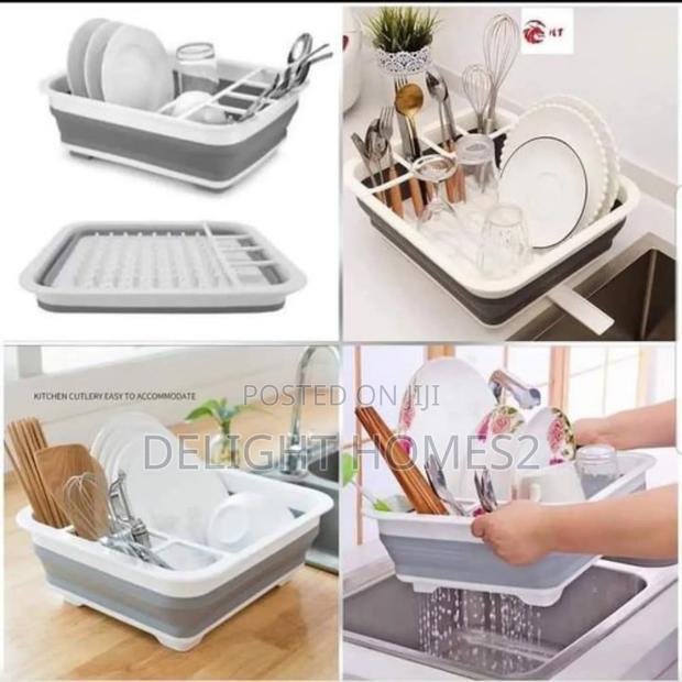 Collapsible Dish Rack Drainer-Ny - thumbnail 2