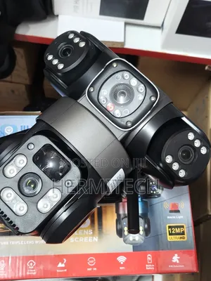 Wifi Ip Camera Outdoor Triple Lens Human Detection