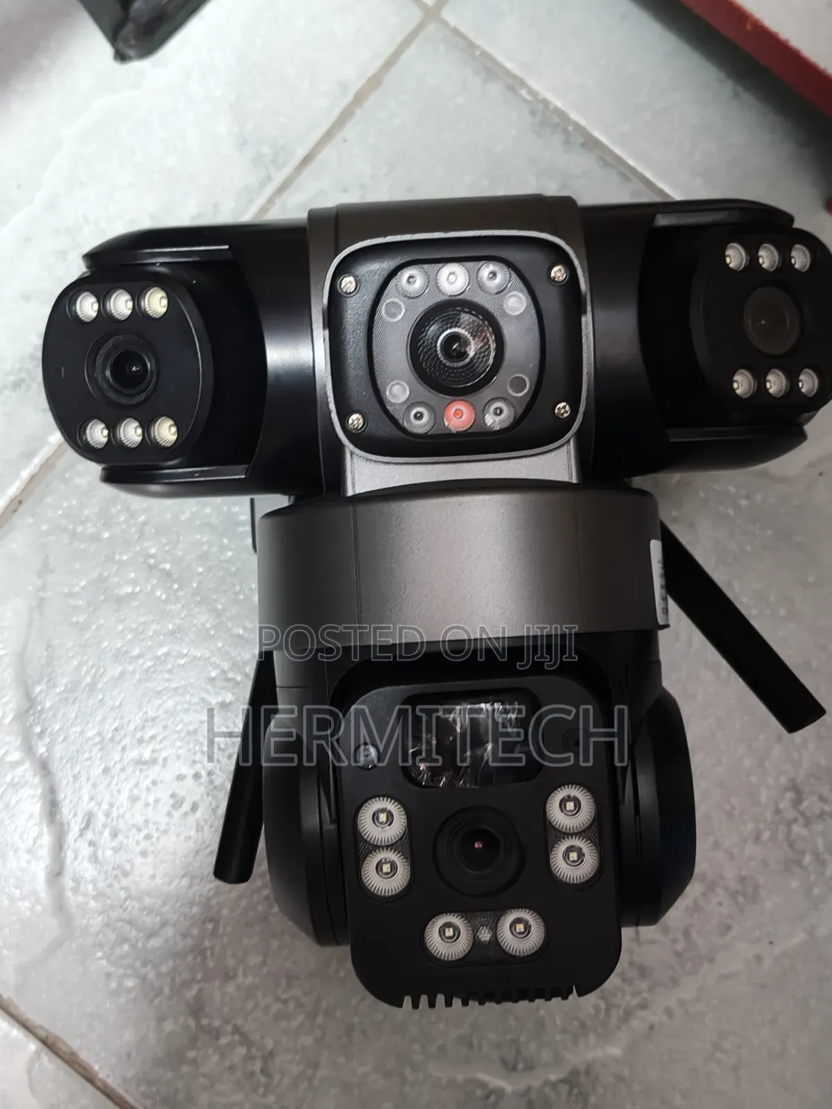 Wifi Ip Camera Outdoor Triple Lens Human Detection