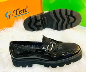G-Ten (Patent Leather) Wet Look Chunky Loafers .