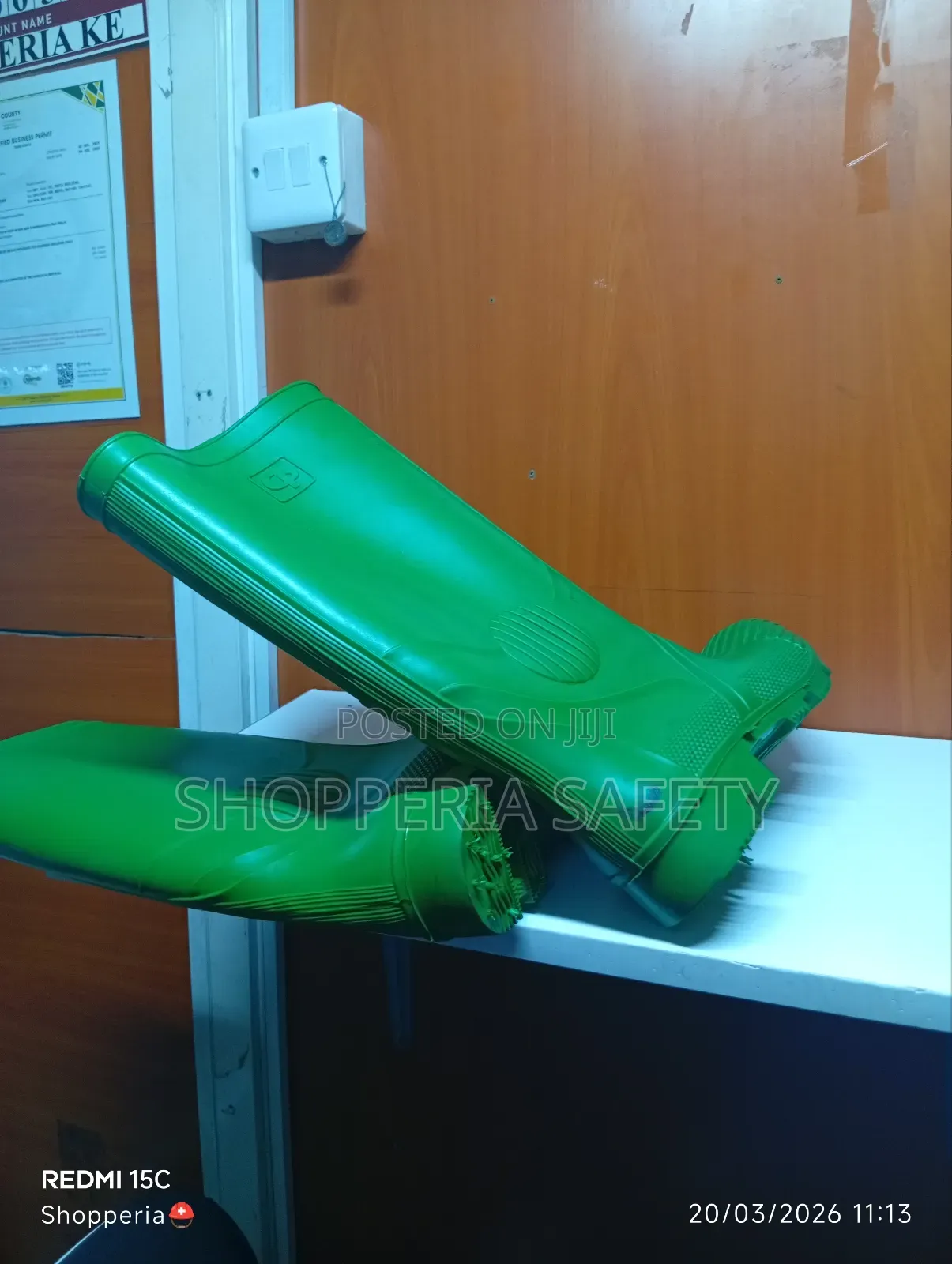 Heavy Duty Green Gumboots