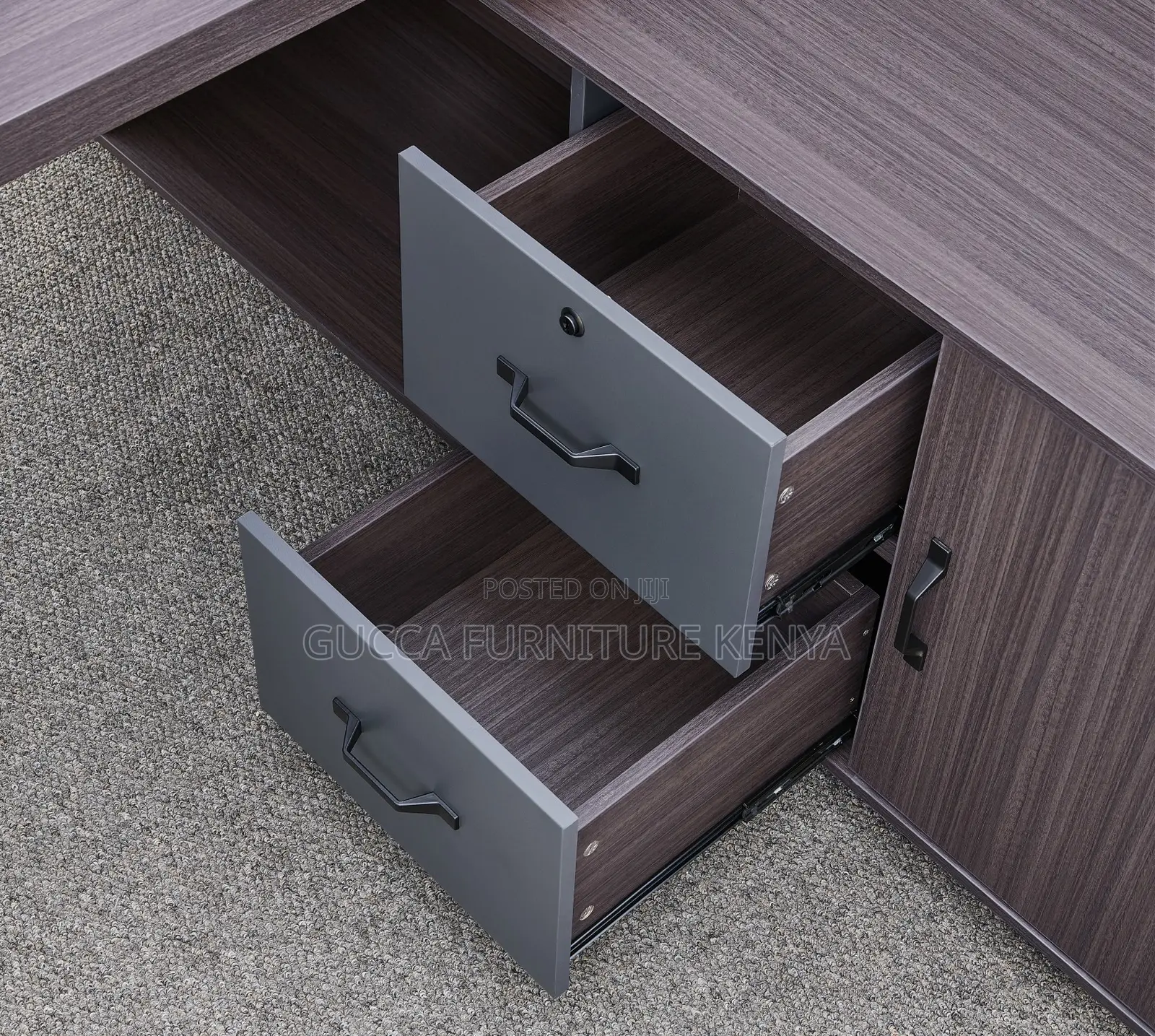 1.8 Meters L-Shaped Professional Office Table