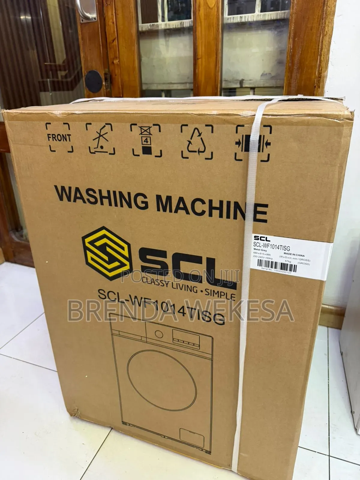 SCL 10kg Washing Machine -SCL-Wf1014tisg