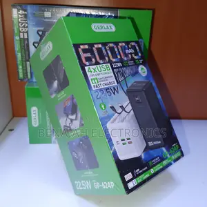 60000mah Large Capacity Powerbank With Inbuilt Cables and Flash Light