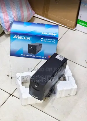 650va Mecer Line Interactive Back Up Battery Ups 3ports
