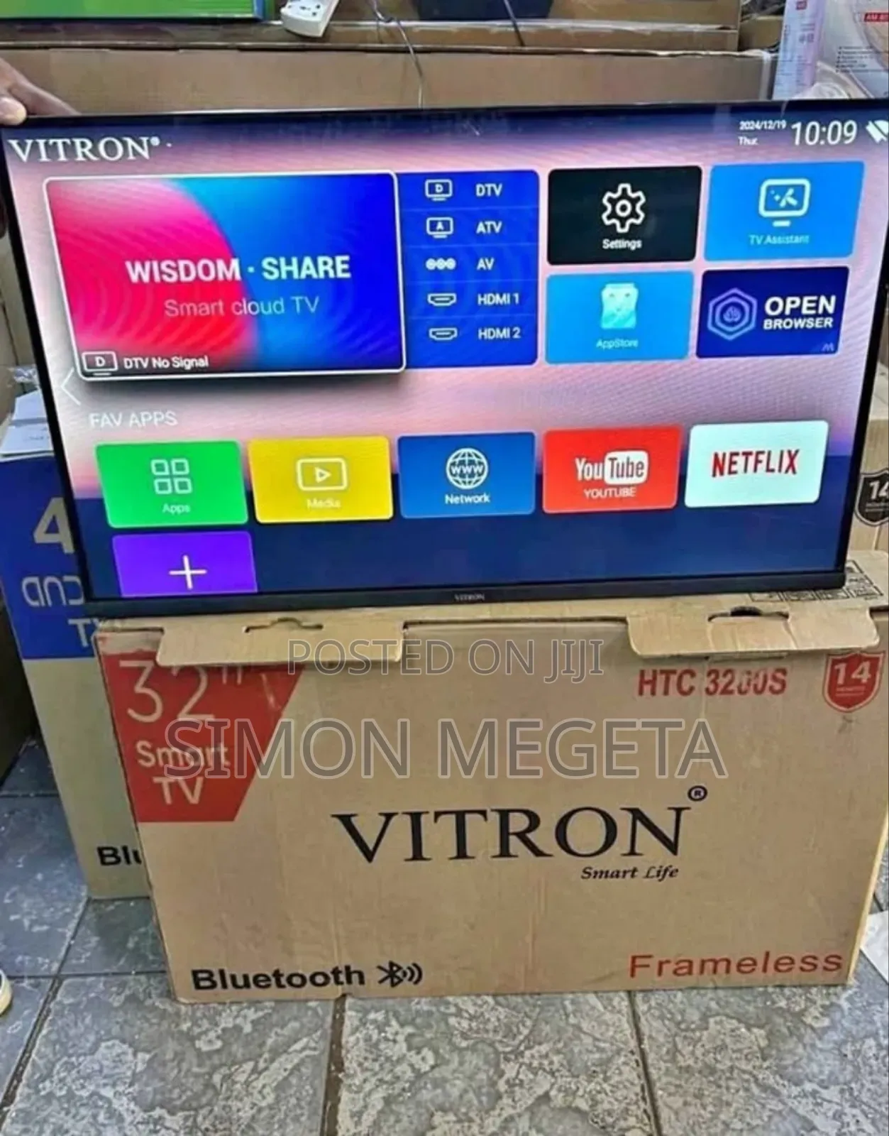 Pre Installed Apps Vitron 32 Inch Smart Tv