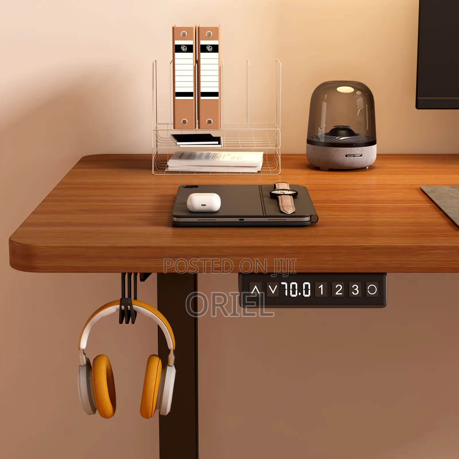 Height Adjustable Sit-Stand Office Desk : 1.2m Electric Desk