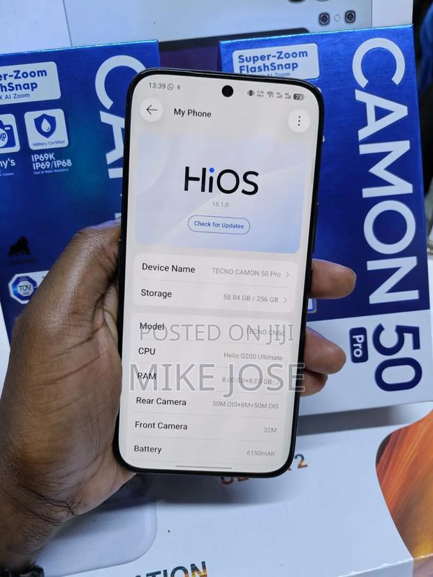 Tecno Camon 50 Pro 256 GB Gray - thumbnail 3