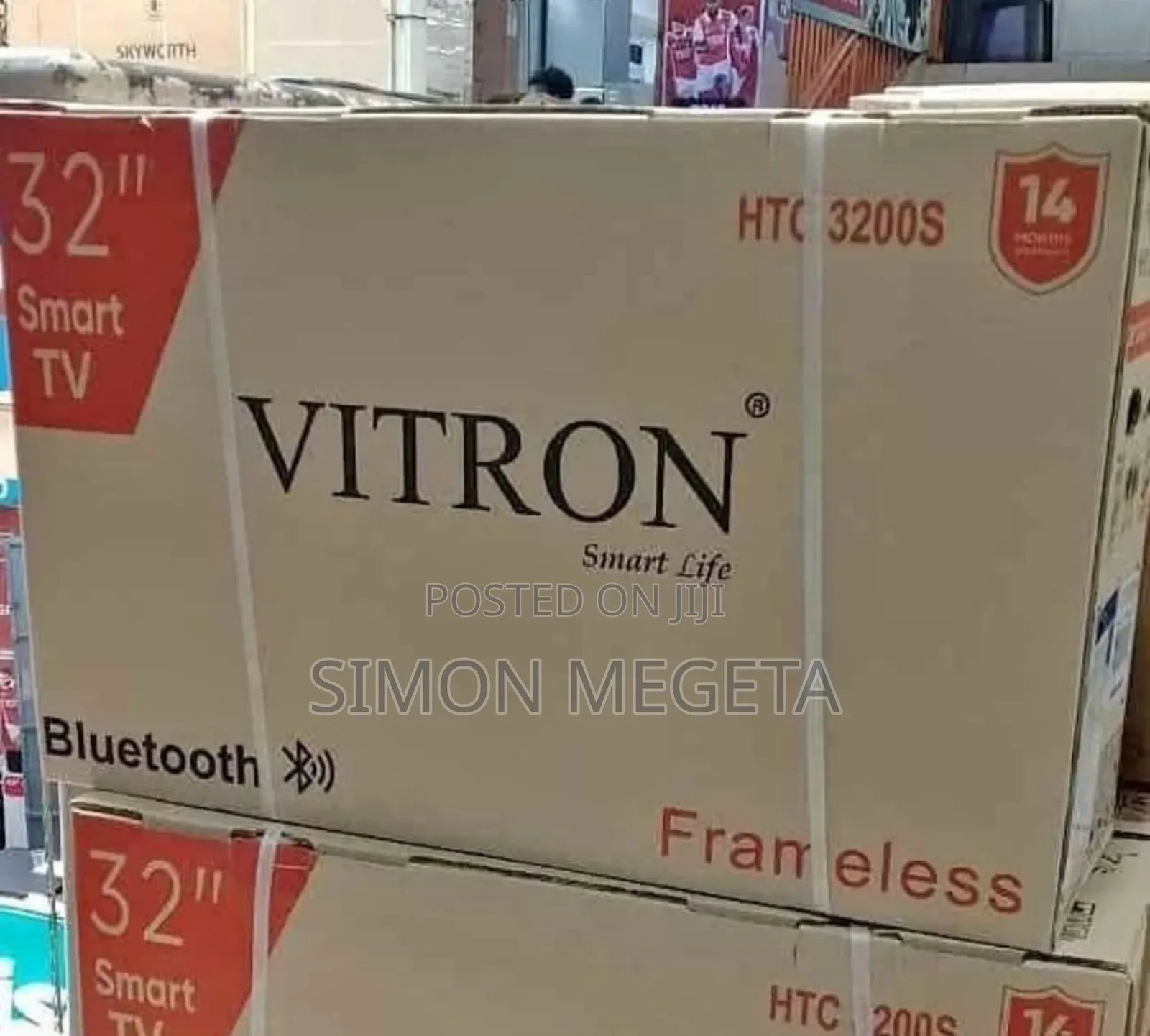 Bluetooth Enabled Vitron 32 Inch Smart Tv