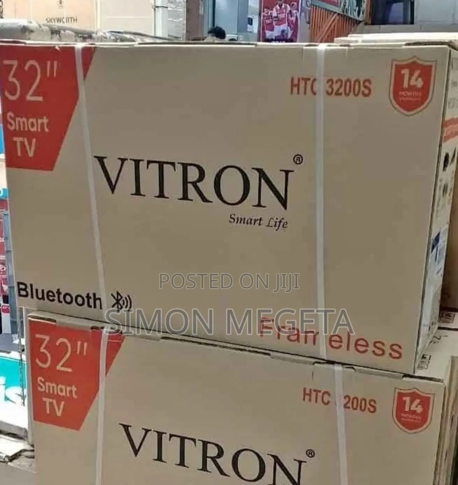 14 Months Warranty Vitron 32 Inch Smart Tv
