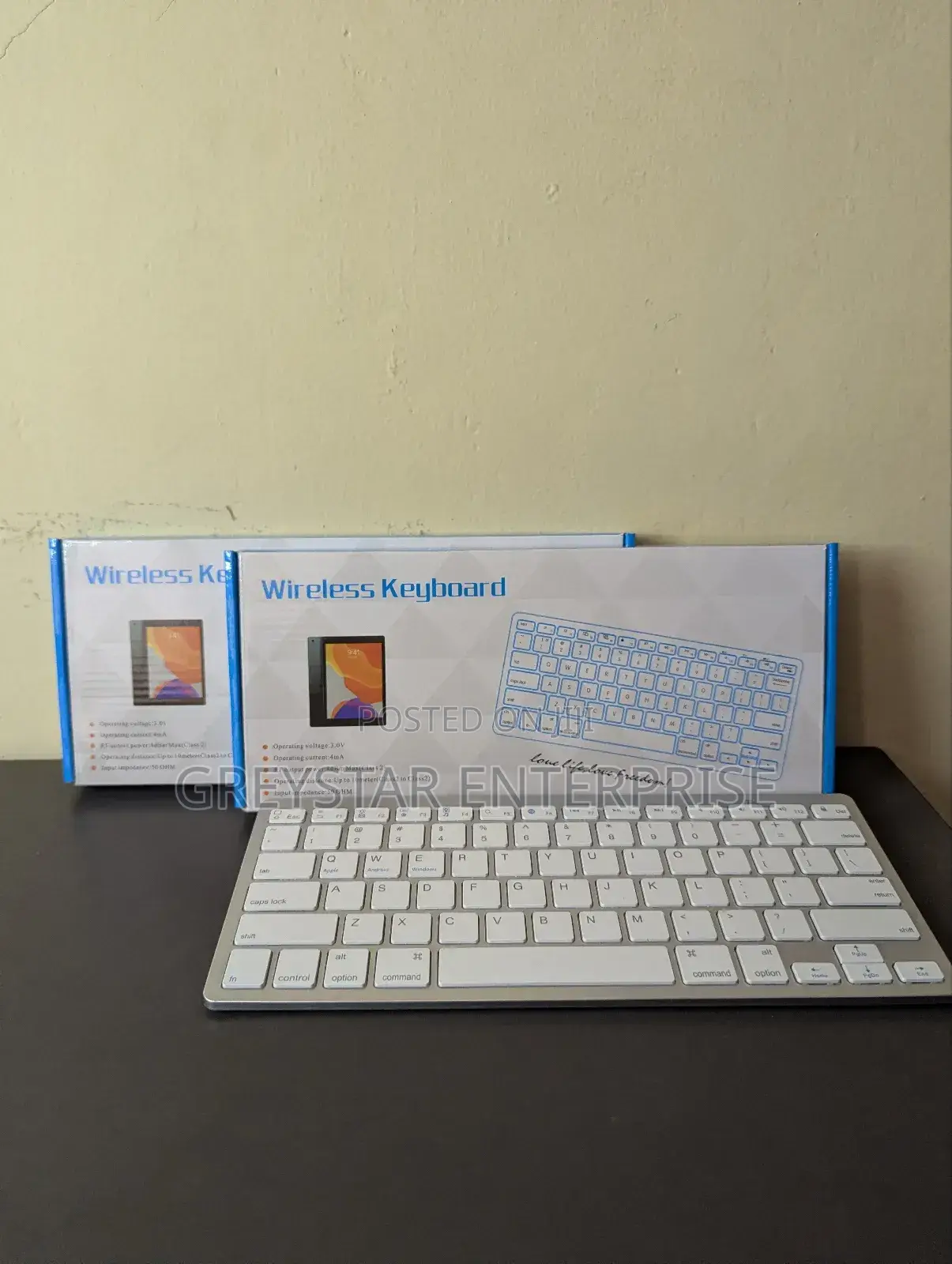Bluetooth Wireless Keyboard for Mac Apple and Android, Wireless 2.4ghz