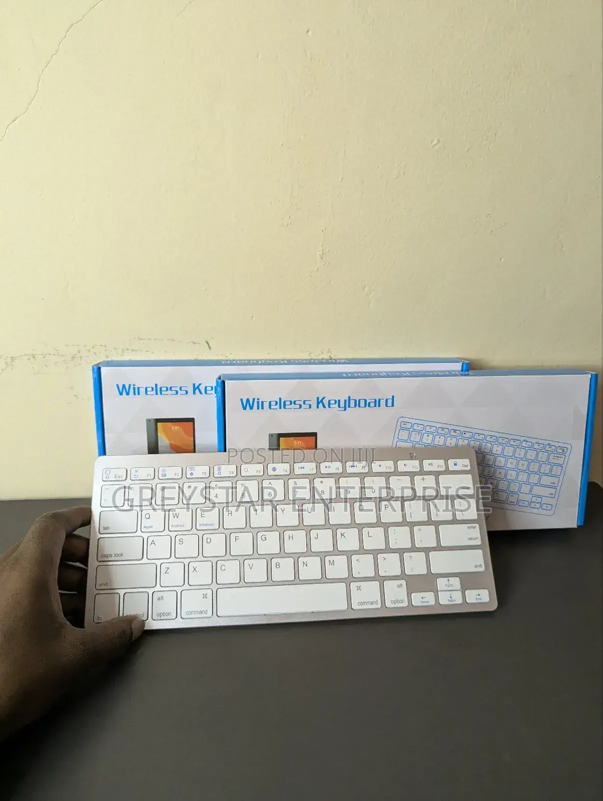 Bt Wireless Keyboard Mini Portable Computer Keyboard Office Use