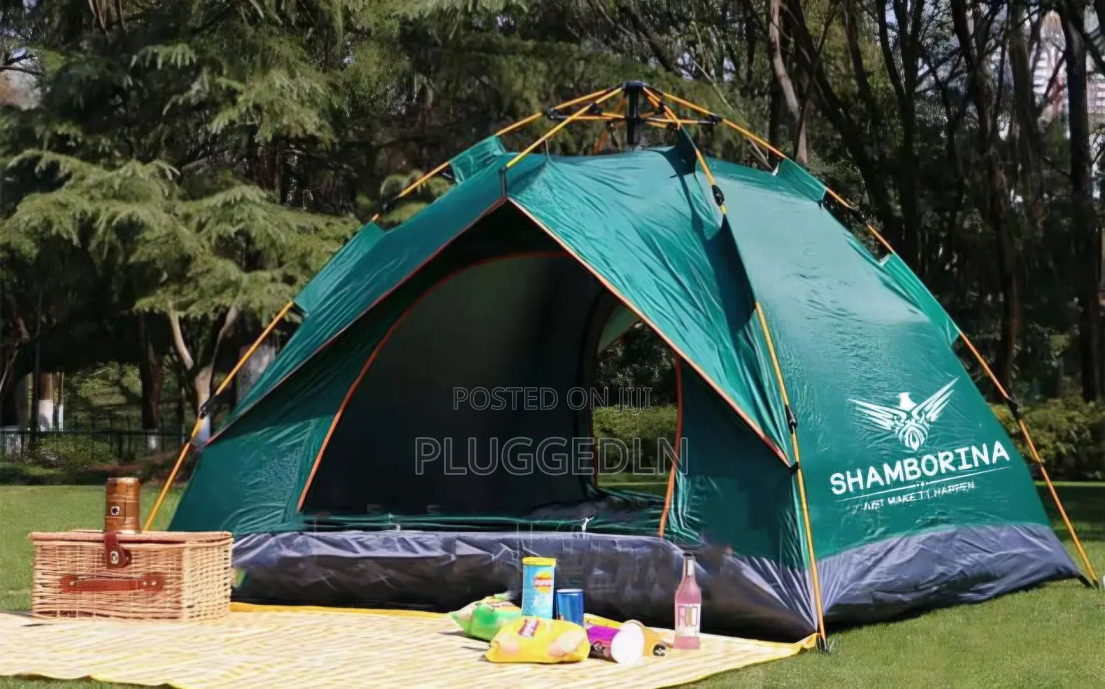 3-4 Persons Automatic Camping Tent.
