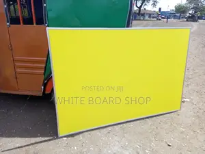 Yellow Heavy Duty Noticeboard – 7ft X 4ft