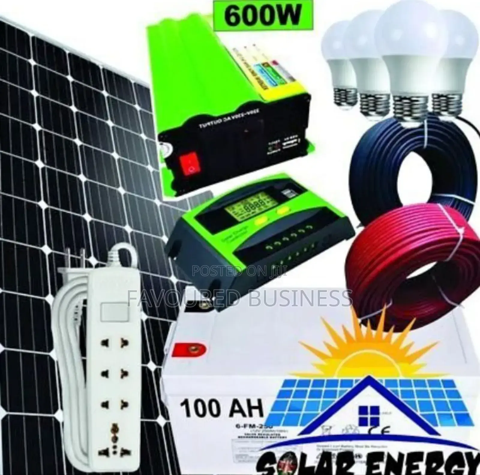 100watts Solar Kit Panel/Solar Panel 100ah