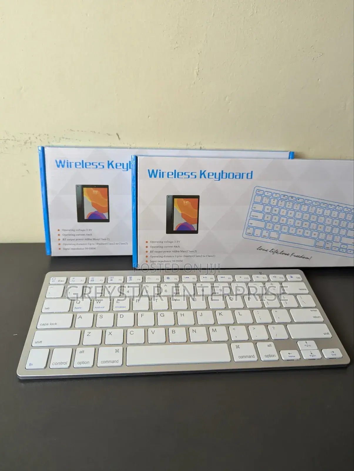 78 Keys Wireless Keyboard Ultra Slim for iPad Windows Android Keyboard
