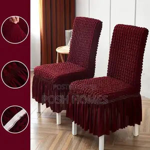 Maroon Bubble Sofa Covers