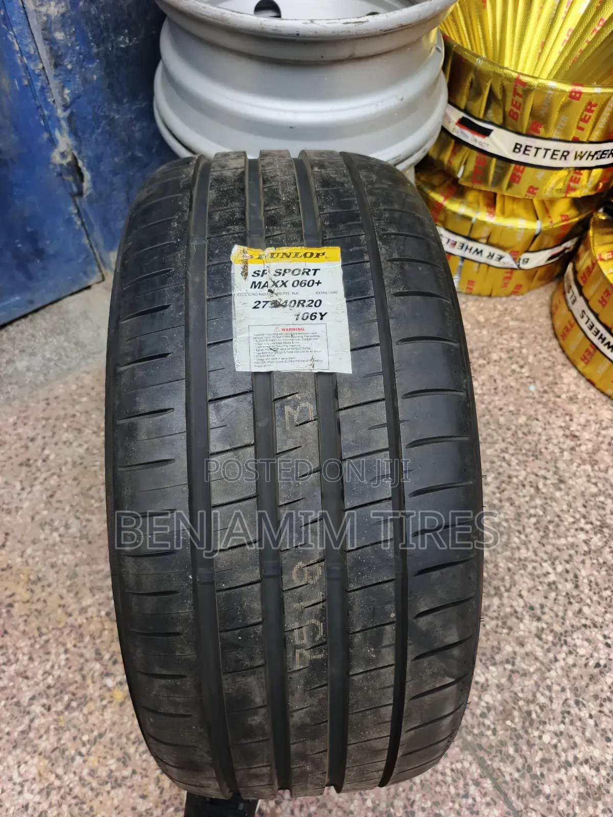 Dunlop Tires Sizes 275/40r20 Made in Japan.