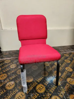 Red Stackable Church Chair