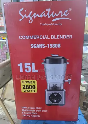 2800 Watts Signature Commercial Blender With 15 Litres Jar