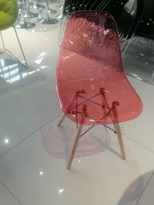 Pink Clear Eames Chair