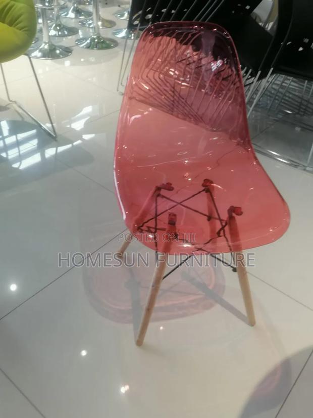Pink Clear Eames Chair