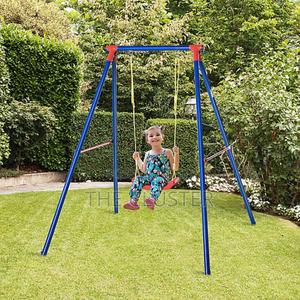 Heavy Duty Kids Swing Frame | Metal Garden Play Swing Stand No - thumbnail 2