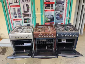 *Tlac Standing Cooker 60x60cm, 3g+1e, With Flame Failure Safety