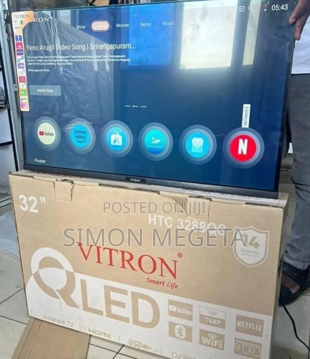 Frameless Vitron 32 Inch Qled Tv