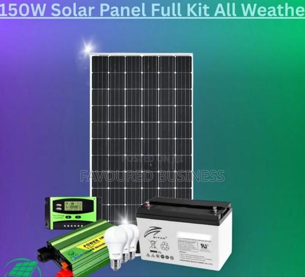 Solar Panel Kit/100ah Solar Battery - main view