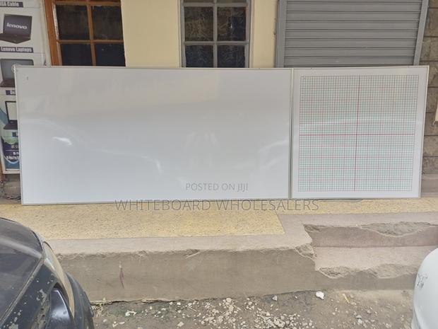 Classroom Whiteboard With Graphboard Full Set - main view